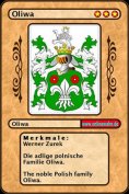 eBook: Die adlige polnische Familie Oliwa. The noble Polish family Oliwa.