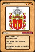 eBook: The noble Polish family Ostoja. Die adlige polnische Familie Ostoja.