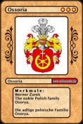 eBook: The noble Polish family Osorya. Die adlige polnische Familie Osorya.
