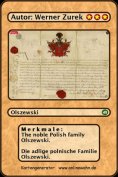 eBook: The noble Polish family Olszewski. Die adlige polnische Familie Olszewski.