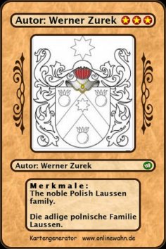 ebook: The noble Polish Laussen family. Die adlige polnische Familie Laussen.