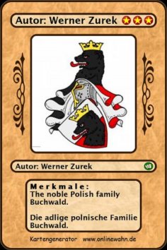 eBook: The noble Polish family Buchwald. Die adlige polnische Familie Buchwald.