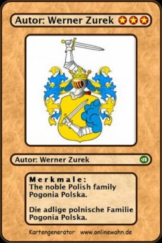 eBook: The noble Polish family Pogonia Polska. Die adlige polnische Familie Pogonia Polska.