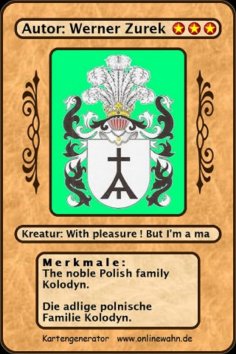 eBook: The noble Polish family Kolodyn. Die adlige polnische Familie Kolodyn.