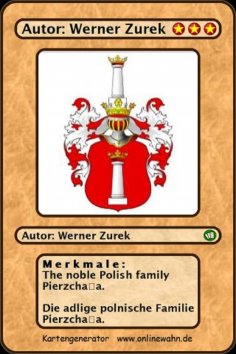 eBook: The noble Polish family Pierzchala. Die adlige polnische Familie Pierzchala.