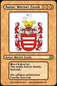 eBook: The noble Polish family Korczak. Die adligen polnischen Familie Korczak.