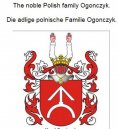 eBook: The noble Polish family Ogonczyk. Die adlige polnische Familie Ogonczyk.
