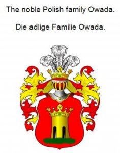 eBook: The noble Polish family Owada. Die adlige Familie Owada.