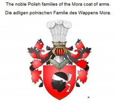 eBook: The noble Polish families of the Mora coat of arms. Die adligen polnischen Familie des Wappens Mora.