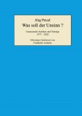 eBook: Was soll der Unsinn?