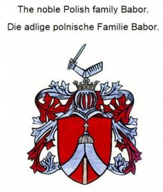 eBook: The noble Polish family Babor. Die adlige polnische Familie Babor.