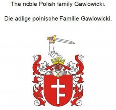 eBook: The noble Polish family Gawlowicki. Die adlige polnische Familie Gawlowicki.