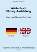 eBook: Wörterbuch Bildung Ausbildung