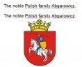 eBook: The noble Polish family Abgarowicz. Die adlige polnische Familie Abgarowicz.
