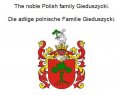 ebook: The noble Polish family Gieduszycki. Die adlige polnische Familie Gieduszycki.