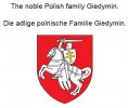 ebook: The noble Polish family Giedymin. Die adlige polnische Familie Giedymin.