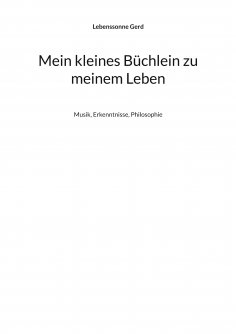 ebook: Mein kleines Büchlein zu meinem Leben