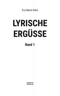 ebook: Lyrische Ergüsse