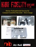 eBook: Kleiner Tonkopfeinstell-Service für Compact Cassetten Recorder - Teil 2: Gauge