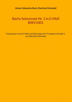 eBook: Bachs Solosonate Nr. 1 in G-Moll BWV1001