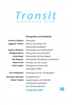 ebook: Transit 36. Europäische Revue