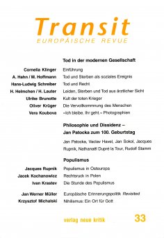 ebook: Transit 33. Europäische Revue