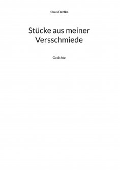 eBook: Stücke aus meiner Versschmiede