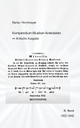 eBook: Kompendium Musiker-Anekdoten  Dritter Band 1835-1842
