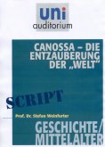 eBook: Canossa - die Entzauberung der "Welt"