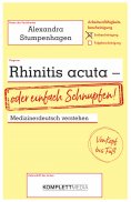 ebook: Rhinitis acuta - oder einfach Schnupfen