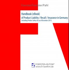 ebook: Handbook of Product Liability / Recall / Insurance in Germany
