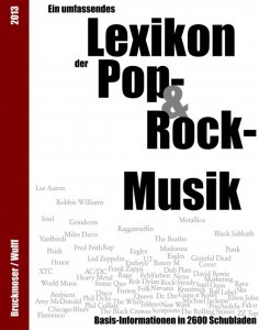 eBook: Pop- und Rock- Lexikon mit 2600 Einträgen
