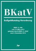 ebook: Bußgeldkatalog-Verordnung (2013)