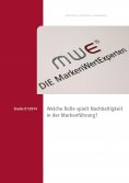 eBook: Studie 2014 - Welche Rolle spielt Nachhaltigkeit in der Markenführung?