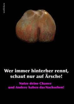 eBook: Wer immer hinterher rennt, schaut nur auf Ärsche!