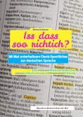 eBook: Iss dass soo richtich?