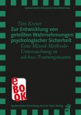 eBook: Zur Entwicklung von geteilten Wahrnehmungen psychologischer Sicherheit