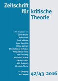 ebook: Zeitschrift für kritische Theorie / Zeitschrift für kritische Theorie, Heft 42/43 (2016)