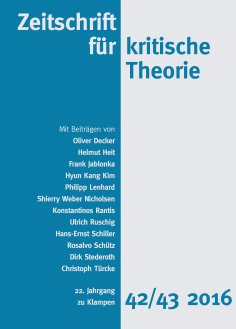 eBook: Zeitschrift für kritische Theorie / Zeitschrift für kritische Theorie, Heft 42/43