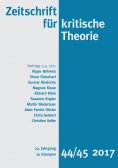 ebook: Zeitschrift für kritische Theorie / Zeitschrift für kritische Theorie, Heft 44/45