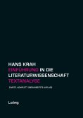 ebook: Einführung in die Literaturwissenschaft. Textanalyse
