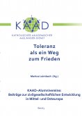 eBook: Toleranz als ein Weg zum Frieden