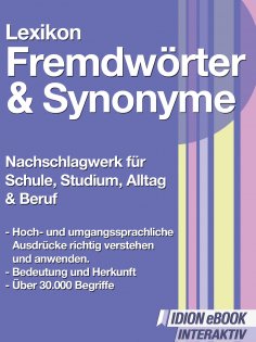 ebook: Lexikon Fremdwörter Synonyme