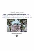 eBook: Das Kaiserwort vom Neujahrstage 1900