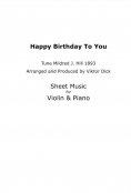 eBook: Happy Birthday to You - Tune Mildred J. Hill 1893