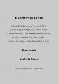 ebook: 5 Christmas Songs Sheet Music for Violin & Piano