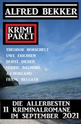 eBook: Die besten 11 Krimis im September 2021: Krimi Paket