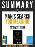 eBook: Summary Of "Man's Search For Meaning - By Viktor Frankl"