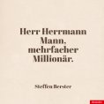 eBook: Herr Herrmann Mann, mehrfacher Millionär.