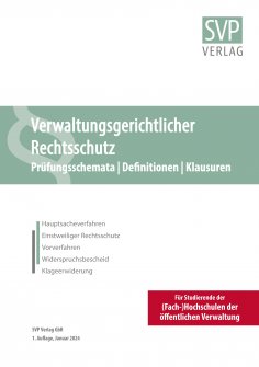 eBook: Verwaltungsgerichtlicher Rechtsschutz